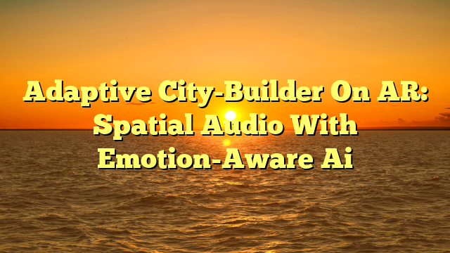 Adaptive City-Builder On AR: Spatial Audio With Emotion-Aware Ai